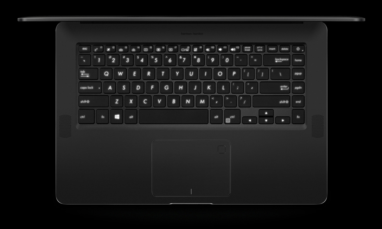 ASUS ZenBook Pro UX550VD Pełnowymiarowa i podświetlana klawiatura, precyzyjny touchpad