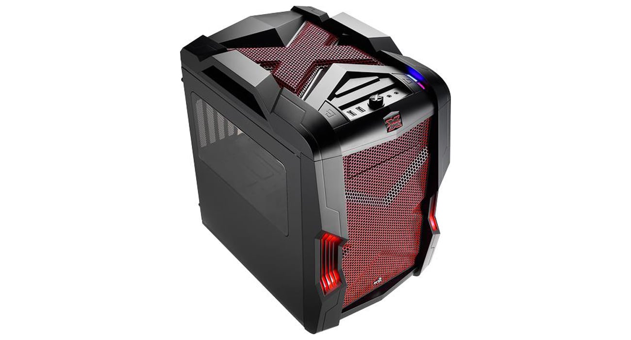 AeroCool STRIKE-X CUBE RED Obudowa stworzona dla graczy
