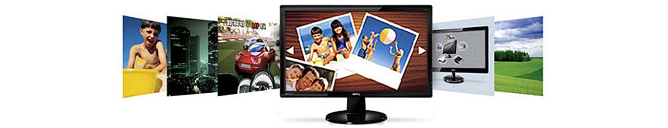 BenQ GL2460 Bogate kolory i głęboka czerń