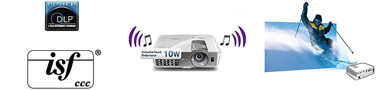 BenQ W1070 DLP projekcja 3D