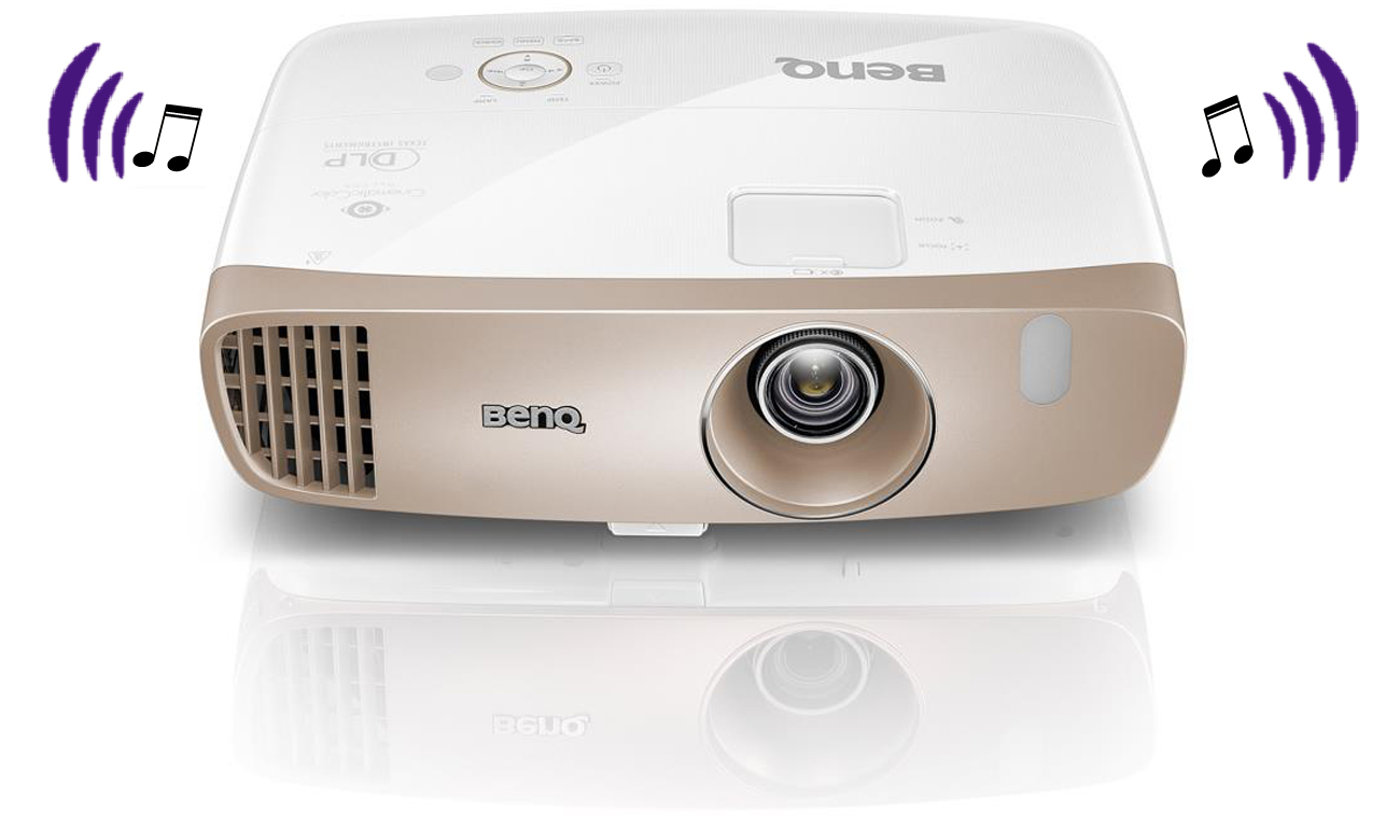 BenQ W2000 DLP Niesamowity dźwięk przestrzenny i projekcja