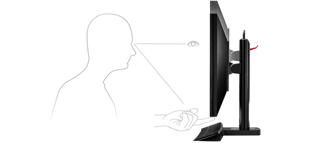 BenQ ZOWIE XL2720 spersonalizowane kąty widzenia