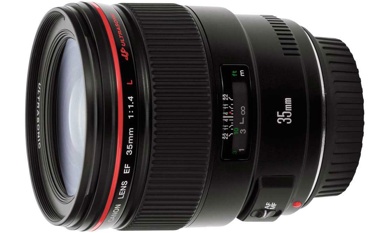 Obiektyw Canon EF 35mm f/1.4L USM regulacja ostrości