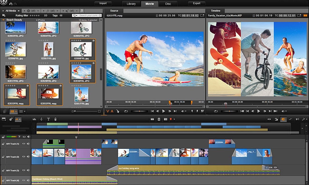 Corel Pinnacle Studio 19 Możliwości programu