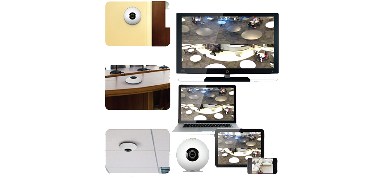 Kamera IP D-Link DCS-6010L WiFi 2Mpix Panoramiczna 360st - obraz bez zniekształceń