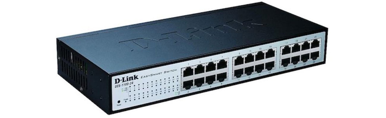D-Link 24p DES-1100-24 24-portowy przełącznik Fast Ethernet