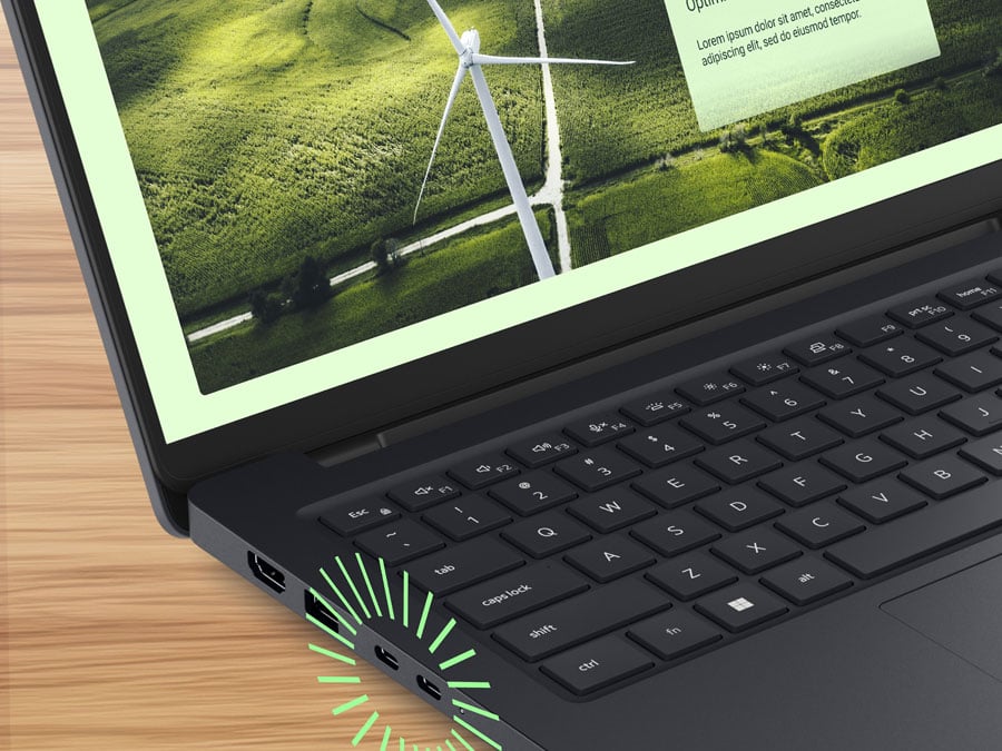 Dell Pro Max 14 widok z boku