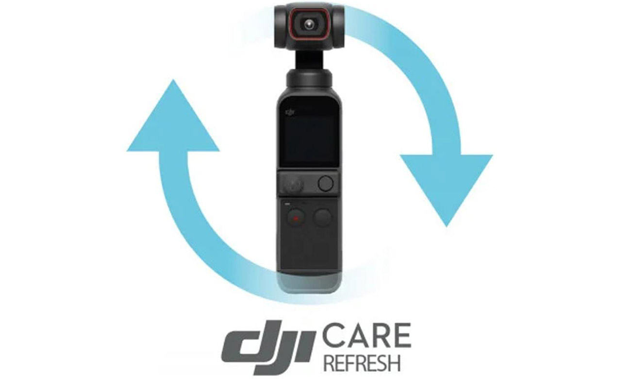Plan ochrony DJI Care Refresh dla kamery Pocket 2 (1 rok)