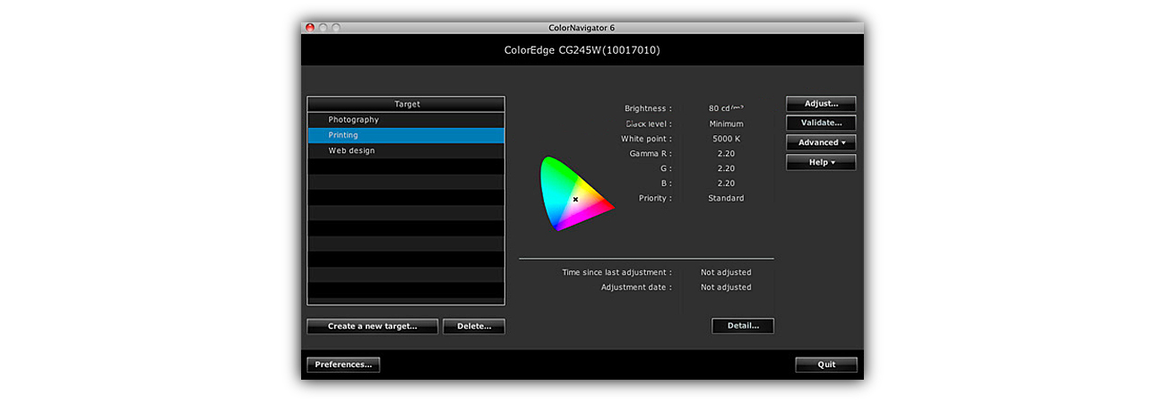 Eizo CG277-BK Oprogramowanie ColorNavigator Network