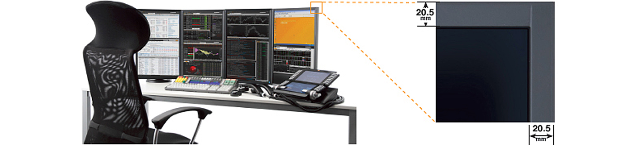 Eizo EV2736WFS-BK Wąskie ramki Regulowana stopka
