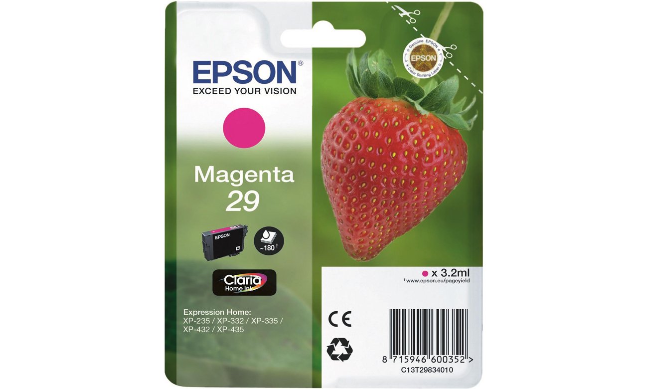 Tusz Epson 29 Magneta