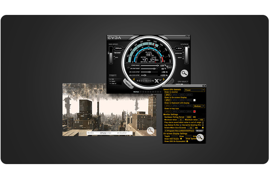 Karta EVGA GeForce GTX960 SSC GAMING - PrecisionX 16