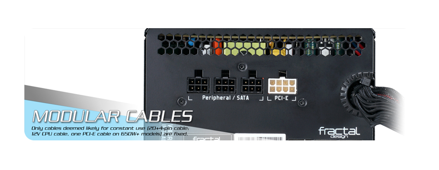 Fractal Design Integra M - modularność złącza