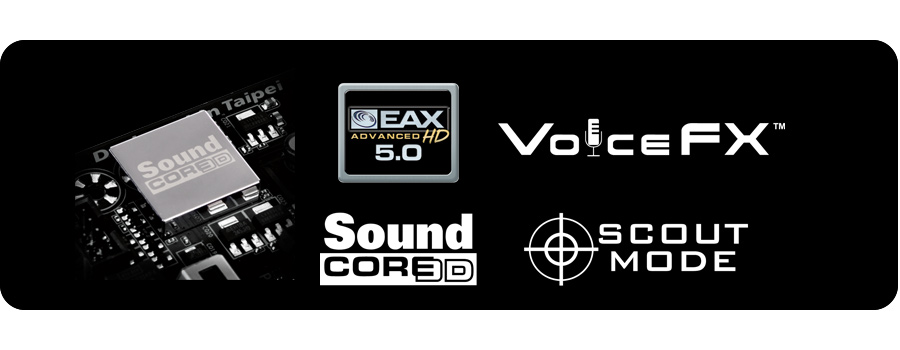 Creative® Sound Core3D™