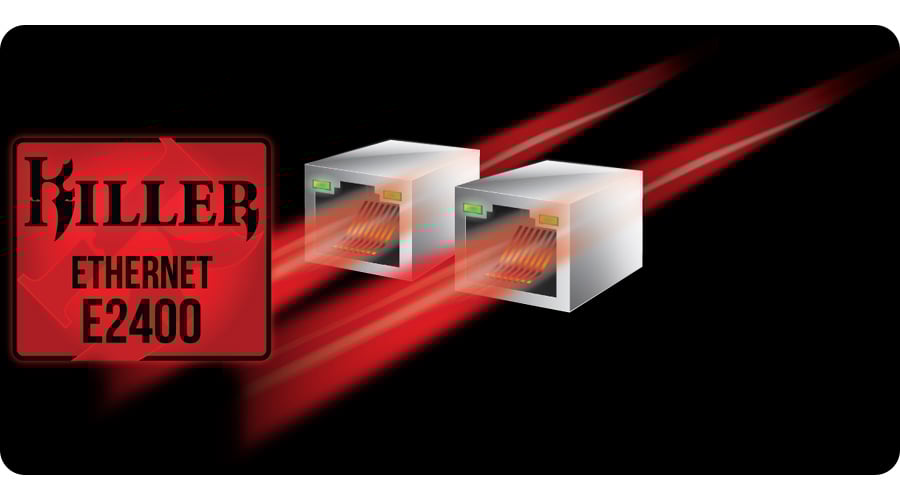 Killer™ E2200 Gaming Network / Intel® Gigabit LAN
