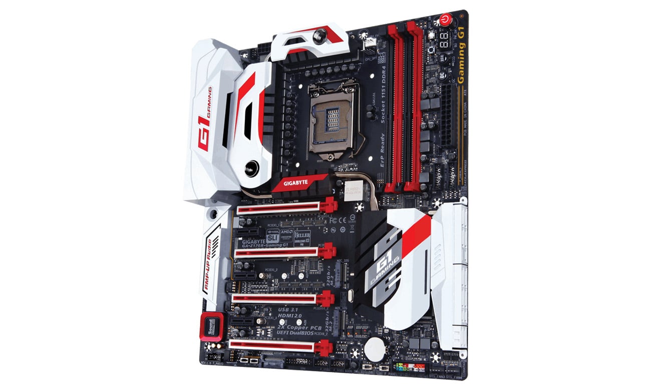 Gigabyte GA-Z170X-GAMING G1 Kondensatory Nichicon, WIMA