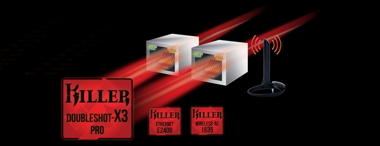 Gigabyte GA-Z170X-GAMING G1 Killer DoubleShot-X3 Pro