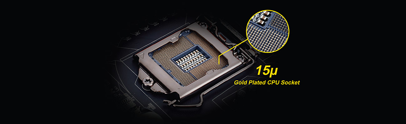 Gigabyte GA-Z170XP-SLI pozłacany socket