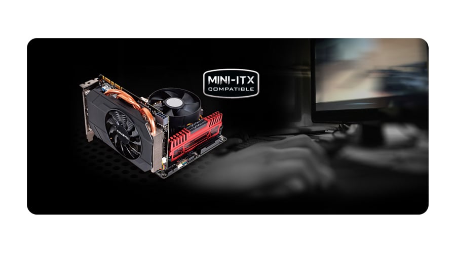 Gigabyte GeForce GTX970 4096MB 256bit OC Mini - mini-ITX