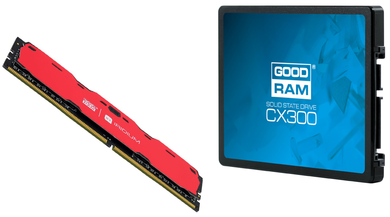 Wydajny dysk SSD w zestawie z szybką pamięcią RAM