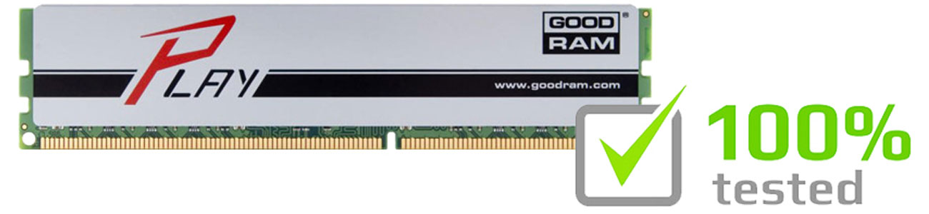 Pamięć RAM DDR4 GOODRAM Play SILVER Testy fabryczne