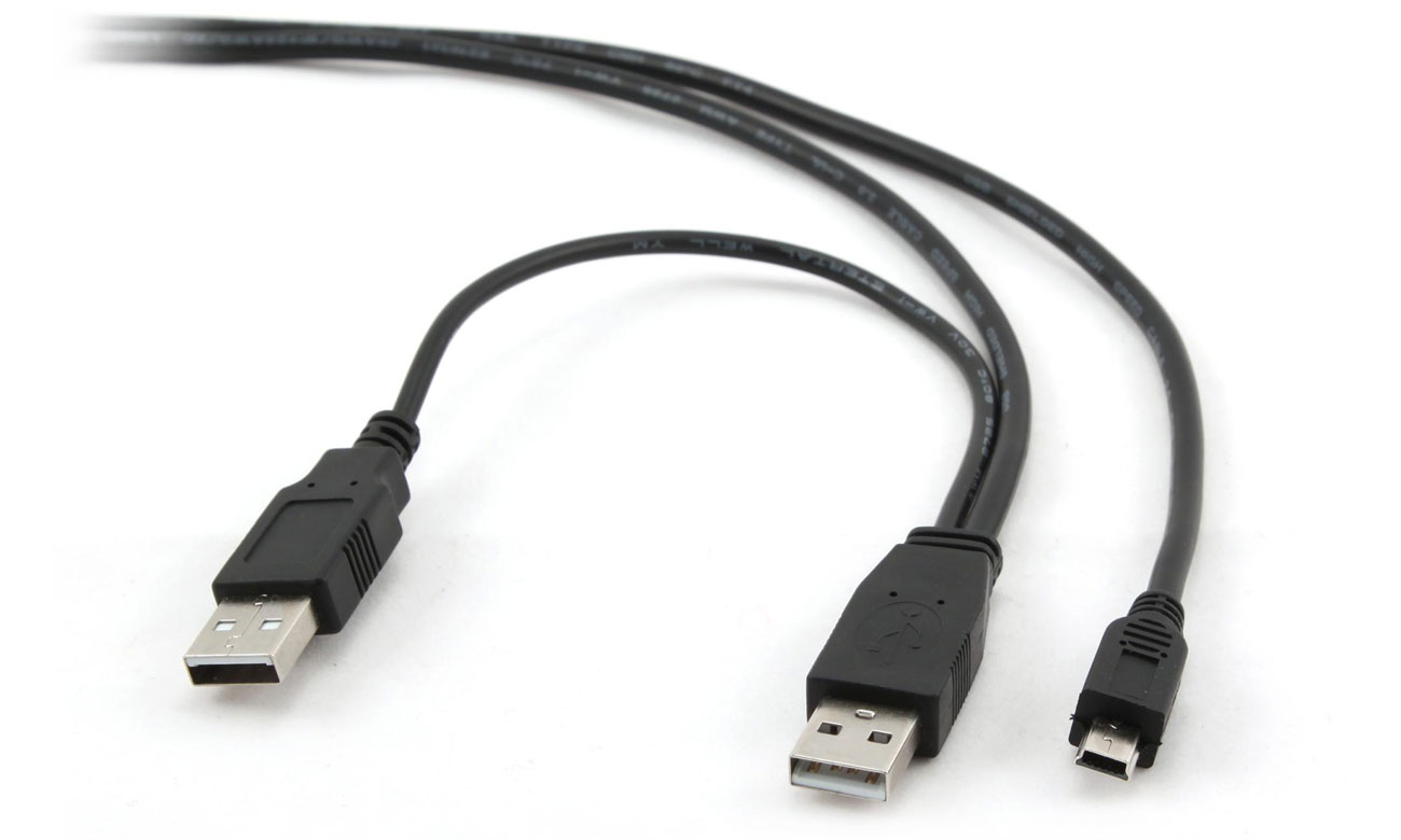 Kabel Gembird mini USB A-A M/M zasilany (typ Y)