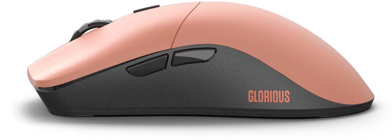 Mysz bezprzewodowa Glorious Model O Pro Wireless Red Fox - Widok lewego boku
