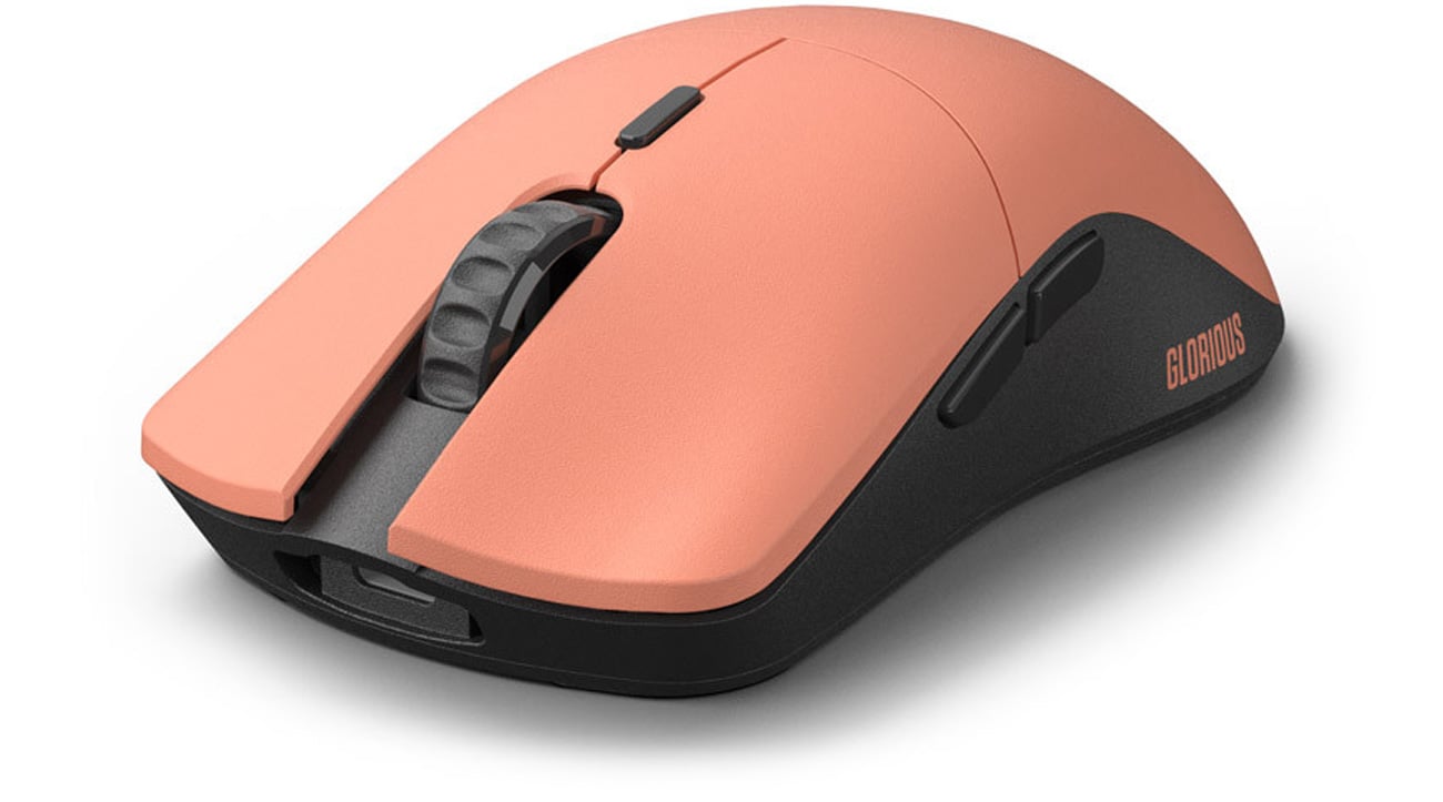 Mysz bezprzewodowa Glorious Model O Pro Wireless Red Fox - Widok od przodu pod kątem
