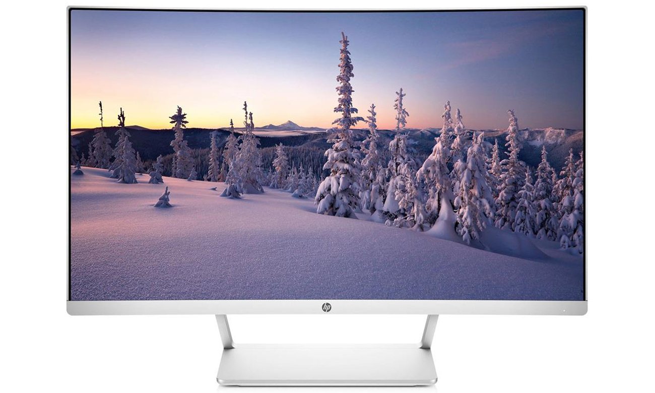 HP 27 Curved Konstrukcja z bardzo wąską ramką