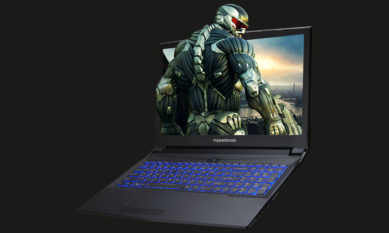 Hyperbook N85 Podświetlana klawiatura RGB, Klawisze o optymalnym skoku