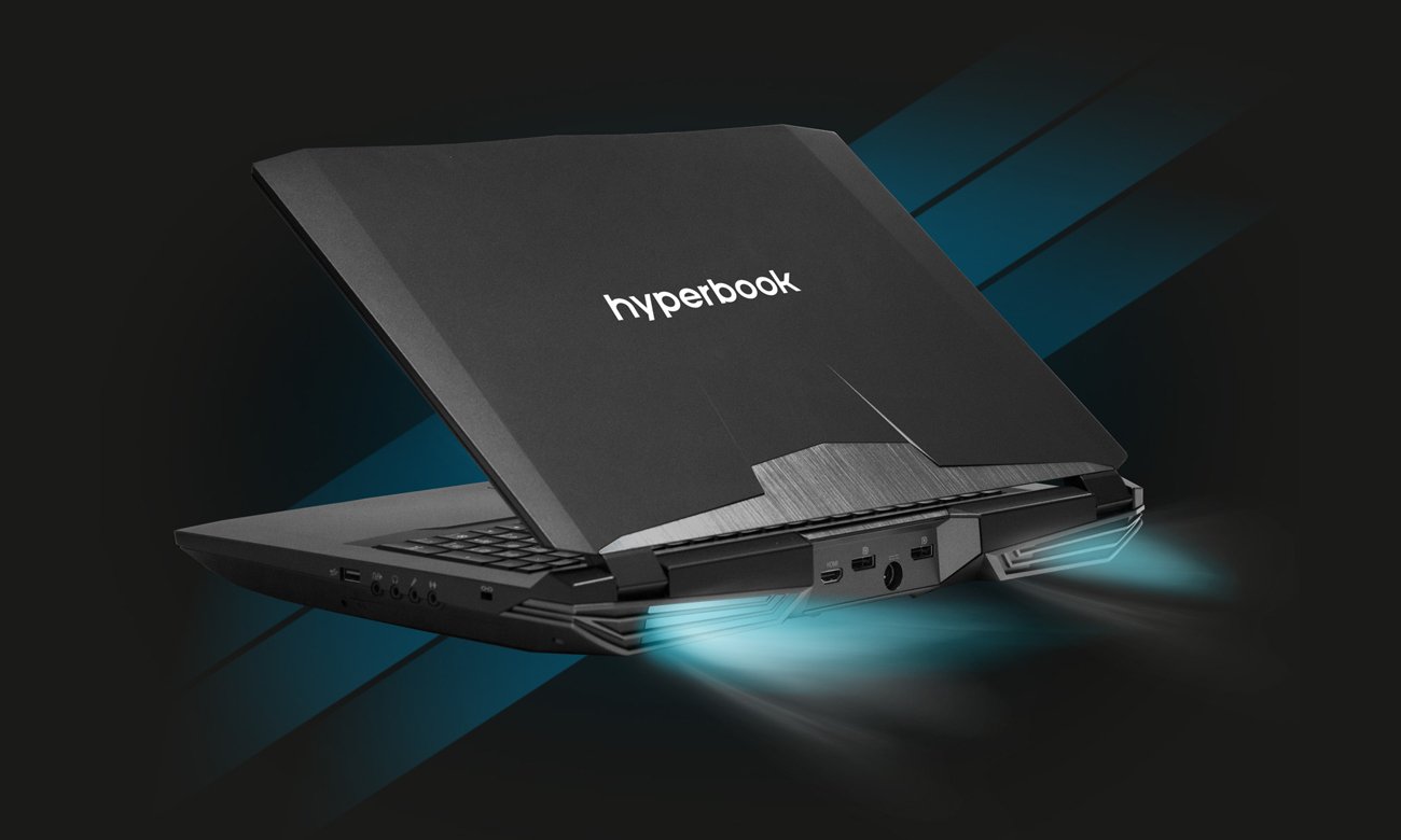 Hyperbook N85 Niezwykle wydajny układ chłodzenia