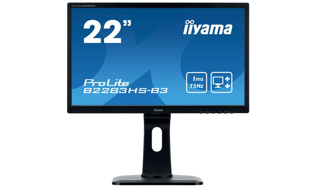 IIYAMA B2283HS-B3 Komfort użytkowania i doskonała jakość obrazu