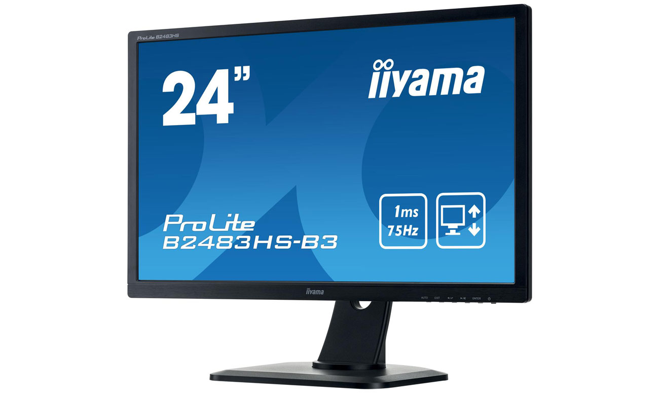 IIYAMA B2483HS-B3 Technologie OverDrive oraz Advanced Contrast Ratio