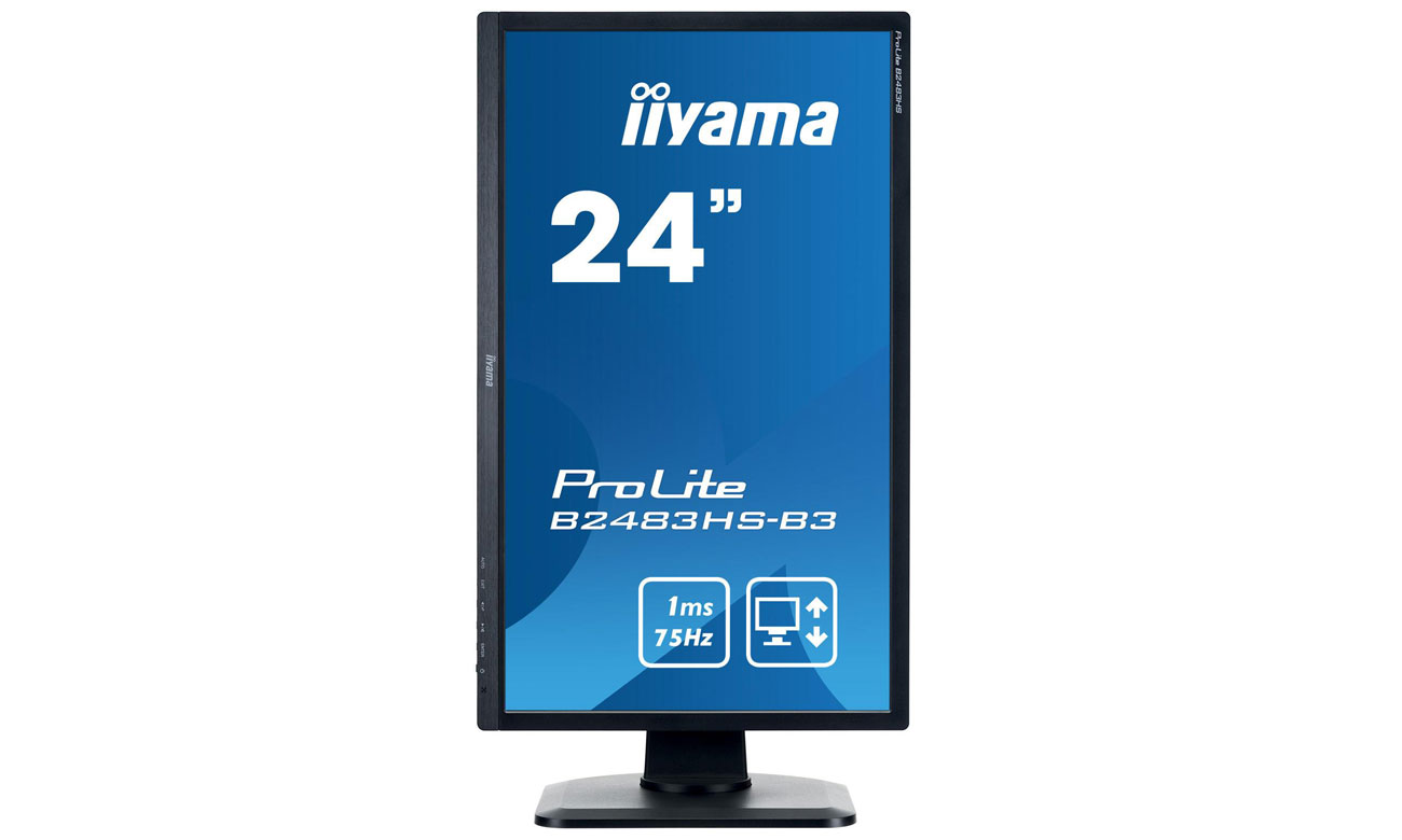IIYAMA B2483HS-B3 HAS + PIVOT