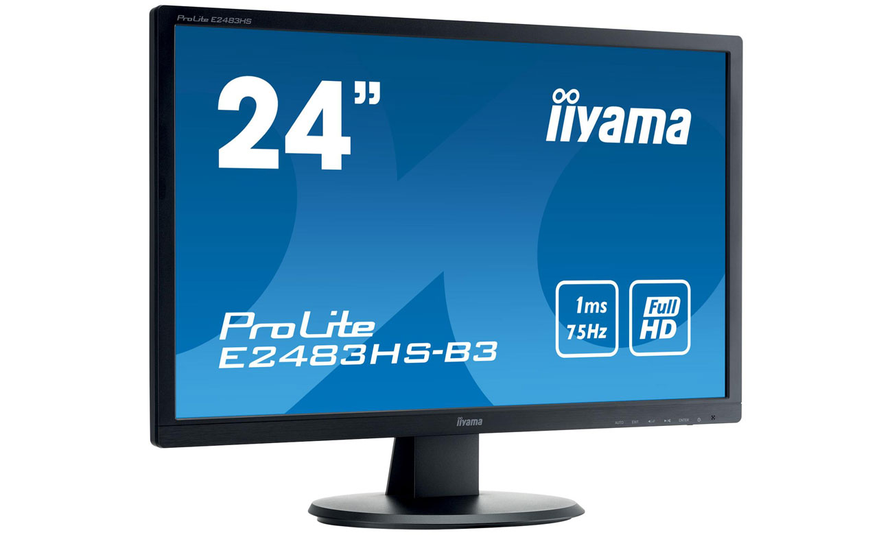 IIYAMA E2483HS-B3 Monitor z technologią Flicker-free i redukcją niebieskiego światła