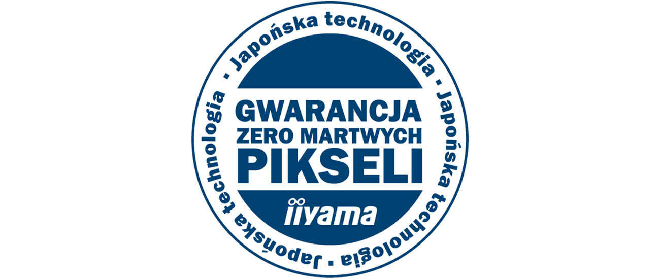 Gwarancja Iiiyama „Zero martwych pikseli”