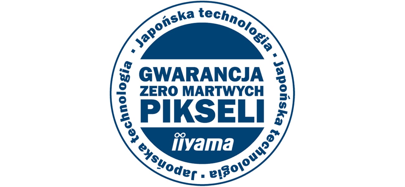 Gwarancja Iiiyama „Zero martwych pikseli”