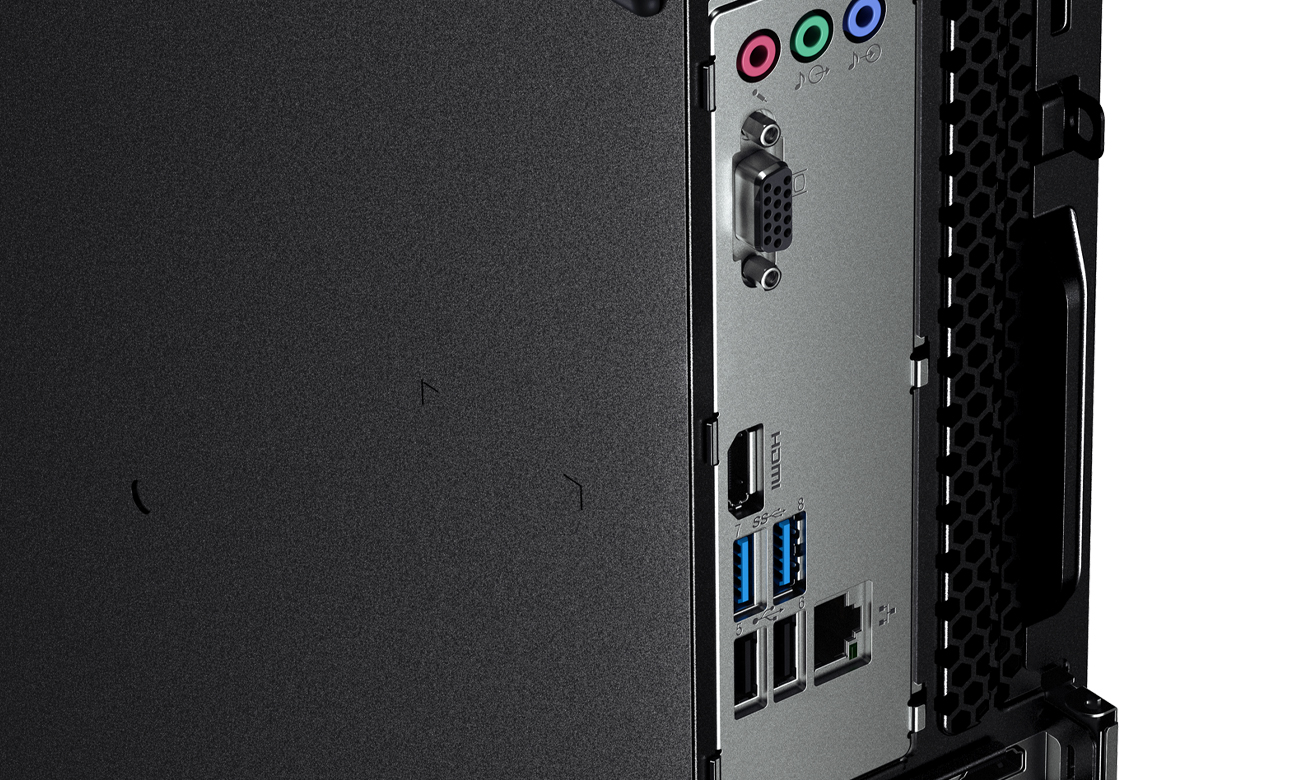Lenovo Ideacentre 310s wszystkie potrzebne złącza