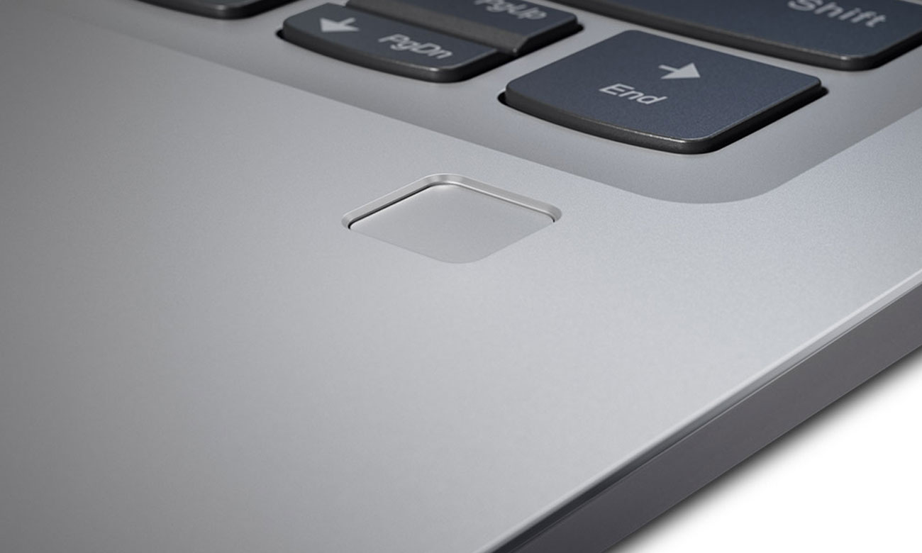 Lenovo Ideapad 720s Szybkie i bezpieczne logowanie, czytnik linii papilarnych
