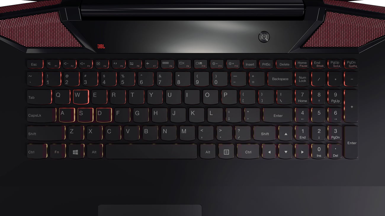 Podświetlana klawiatura AccuType w Laptop Lenovo Y700