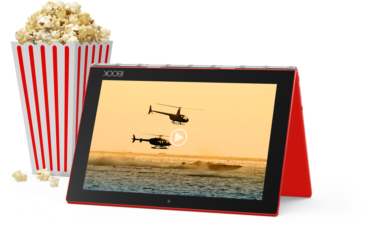 Lenovo YOGA Book ekran IPS FullHD, głośniki Dolby Atmos