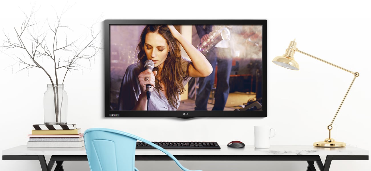 LG 24MT48DF-PZ TV Możliwość mocowania na ścianie