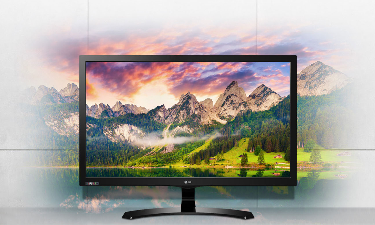 LG 24MT58DF TV Naturalne kolory IPS