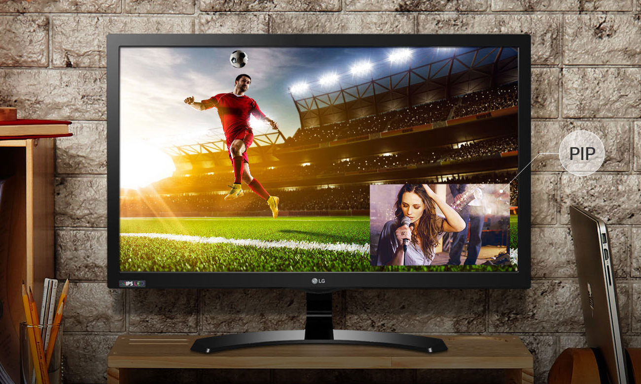 LG 24MT58DF TV Tryb PIP