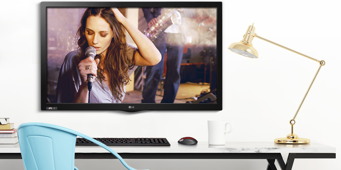 LG 24MT58DF TV Możliwość mocowania na ścianie