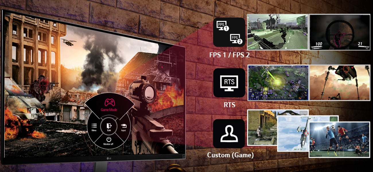LG 27UD88-W Game Mode