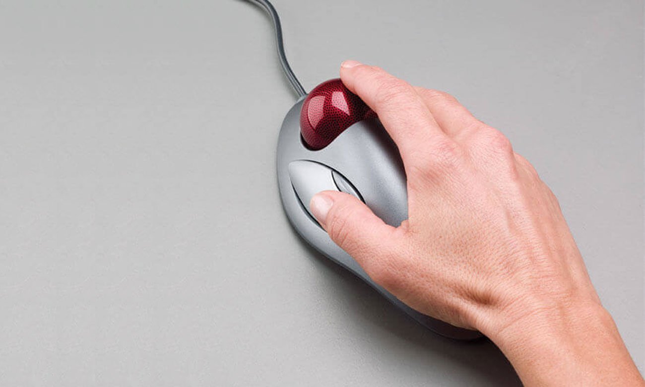 Logitech TrackMan Marble Dopracowana konstrukcja