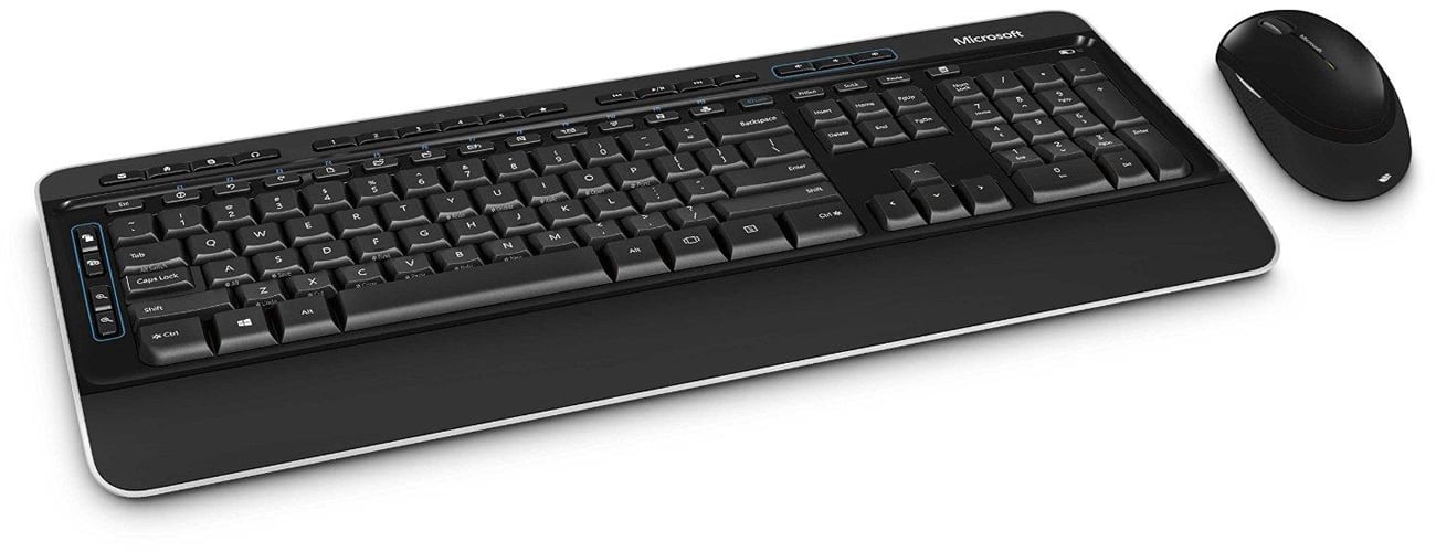 Die ergonomische Tastatur zum Arbeiten MICROSOFT Wireless Desktop 3050 DE Layout QWERTZ