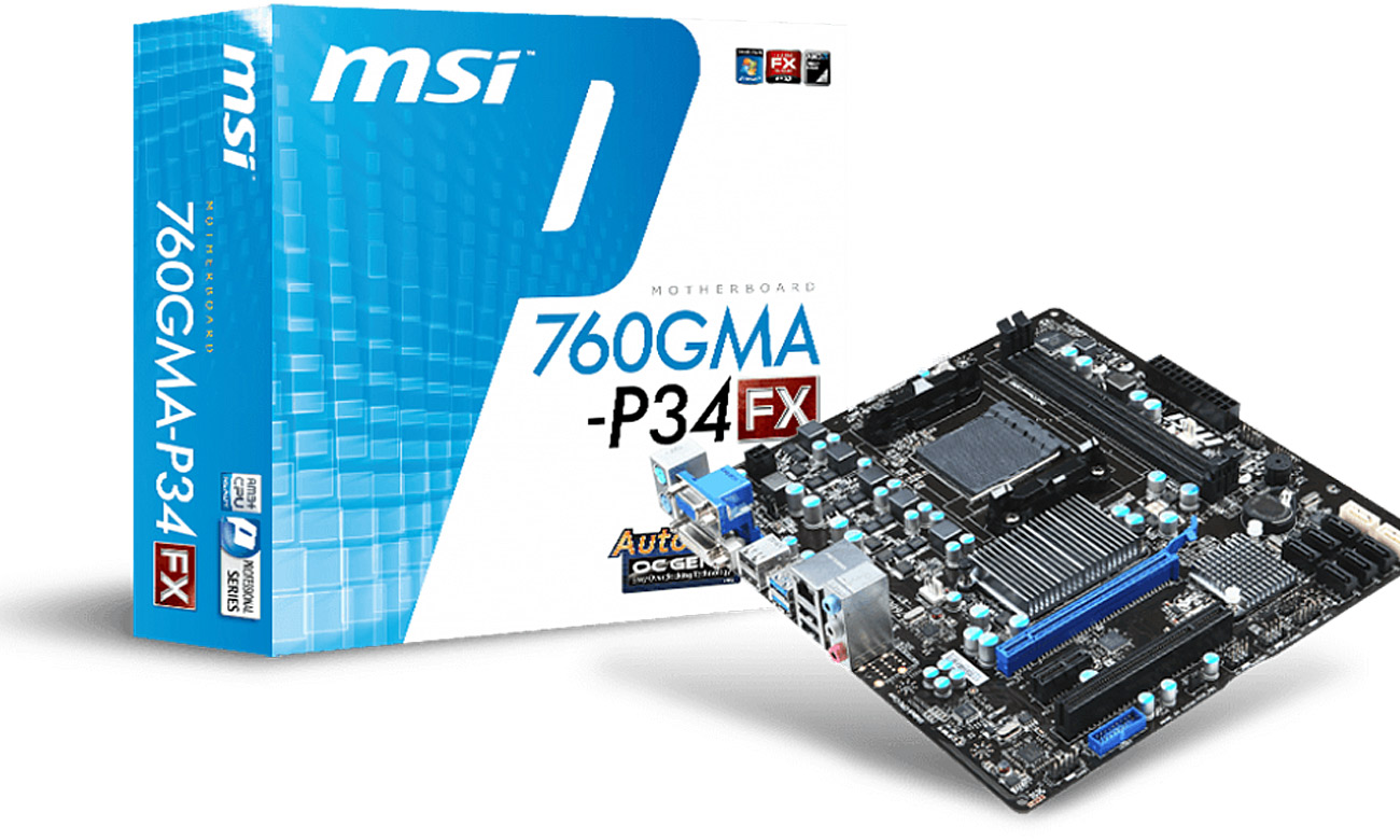 msi 760GMA-P34 FX