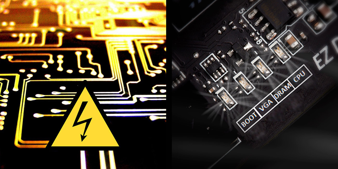 MSI A320M BAZOOKA EZ Debug LED, Ochrona przeciwprzepięciowa